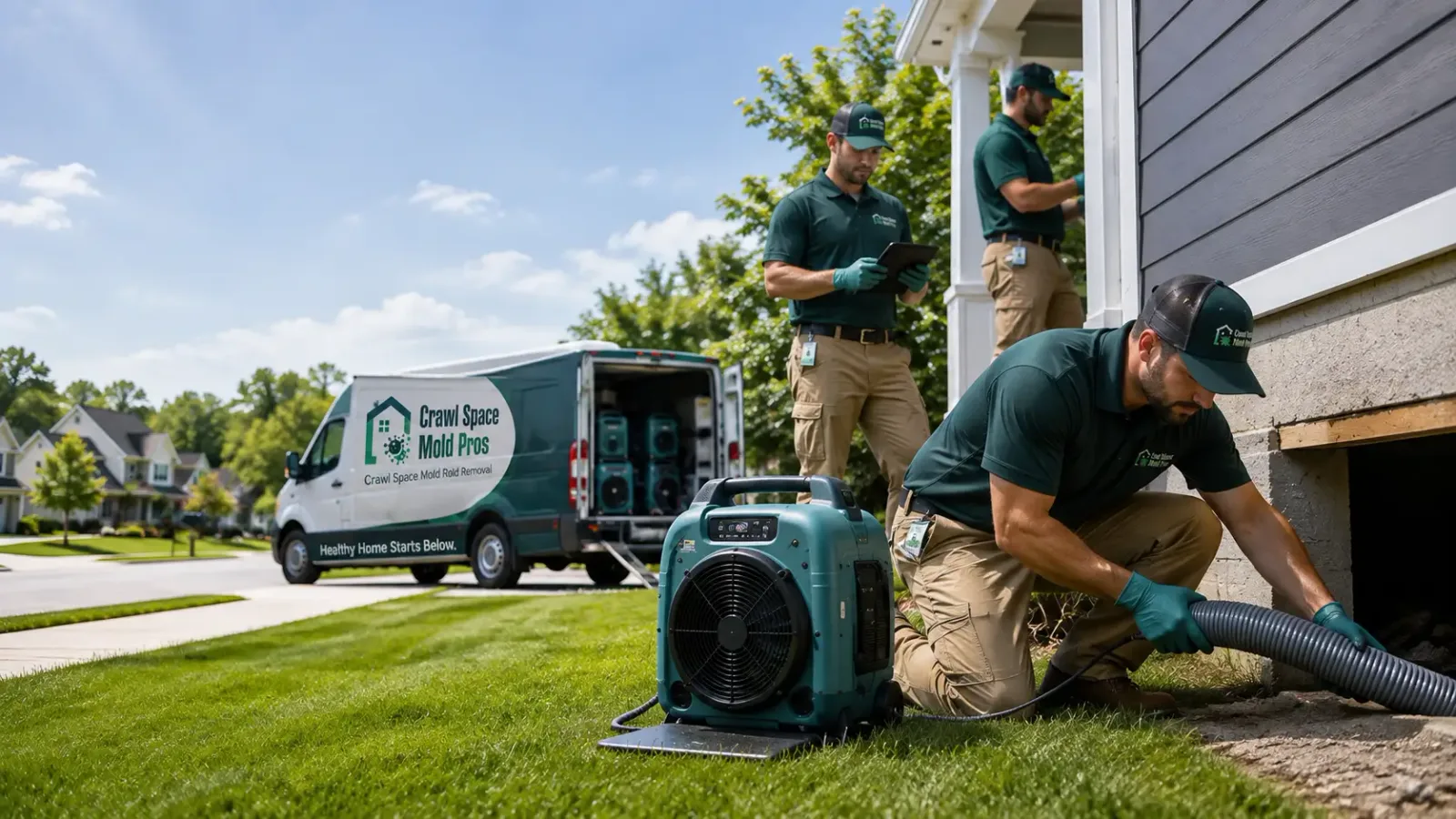Crawl Space Mold Removal in Rosedale, IN